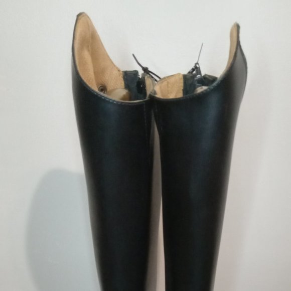 New / like black field English Equestrian boots size 7 tall - Picture 2 of 12
